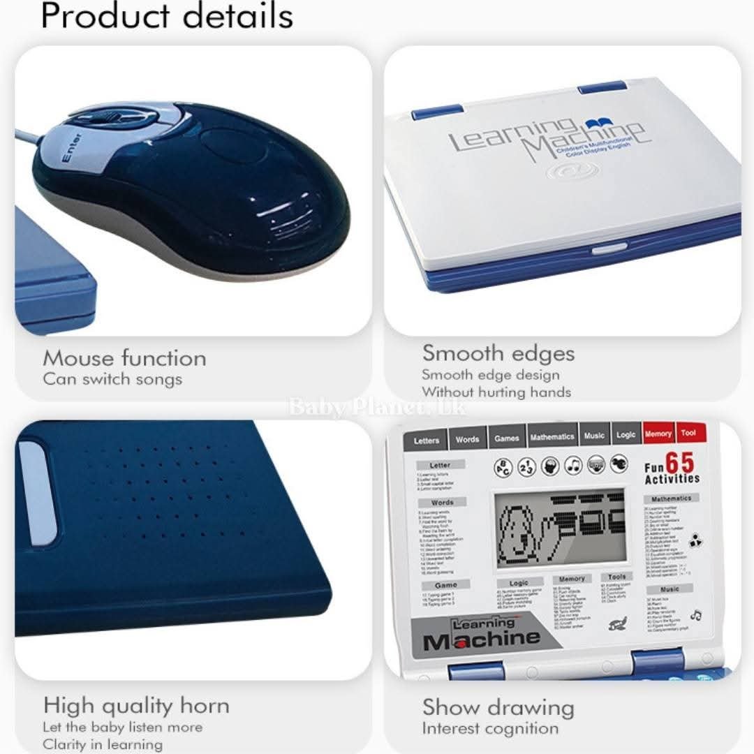 Kids Learning Machine/Laptop with 65 Fun Activities