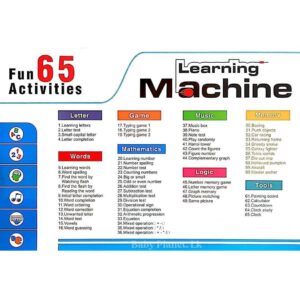 Kids Learning Machine/Laptop with 65 Fun Activities