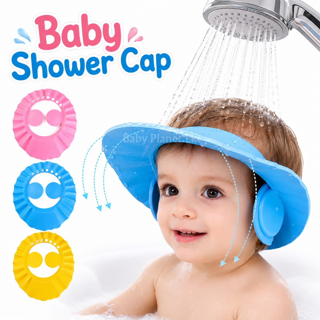 Baby Shower Cap with Ear Protection