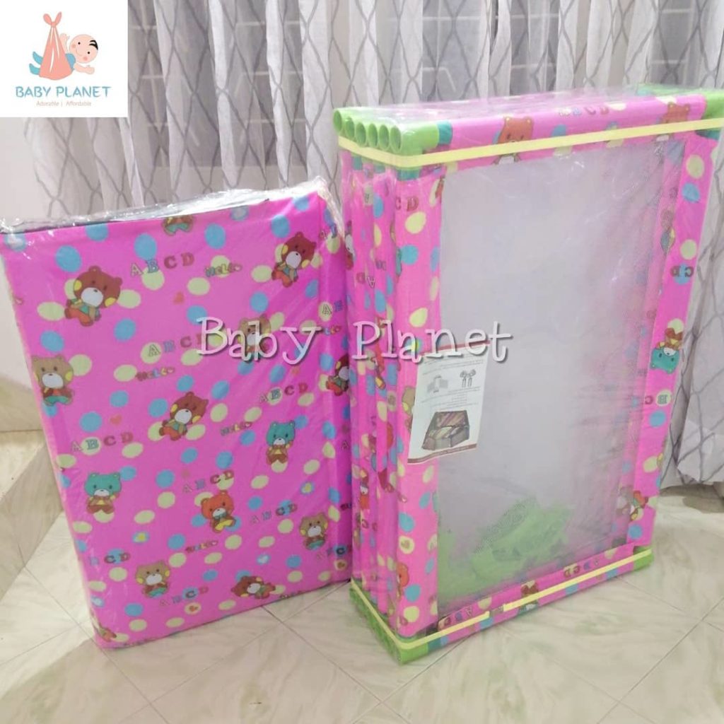 Large 6 Panel Playpens with Mattress Baby