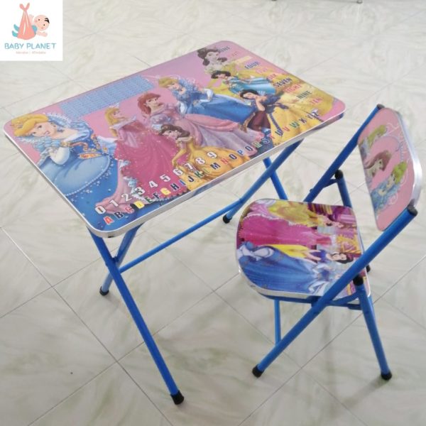 Foldable Kids study table and chair 2