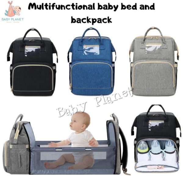 baby travel crib backpack - main