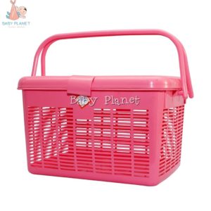 nippon baby basket - pink