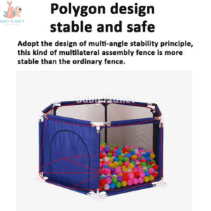 Baby 6 panel play pen - f5