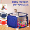 Baby 6 panel play pen - main