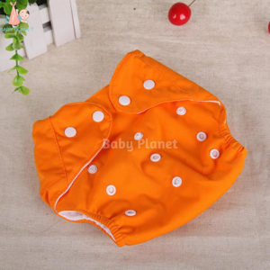 imported reusable cloth diaper with 1 insert - orange