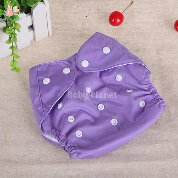 imported reusable cloth diaper with 1 insert - purple