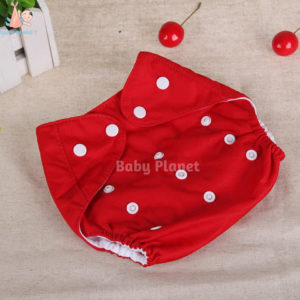 imported reusable cloth diaper with 1 insert - red