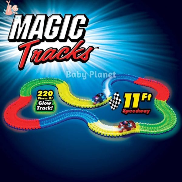 Glow in the Dark Magic Track Set with Racing Car - f6