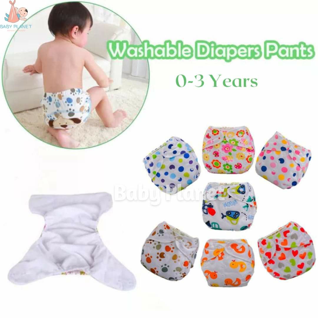 Buy Diapering VParents Solid Washable Baby Cloth Diaper Reusable Adjustable  Size Waterproof Pocket Cloth Diaper Nappie (With Insert) (Pack of 1)  Diapering for Unisex Jollee