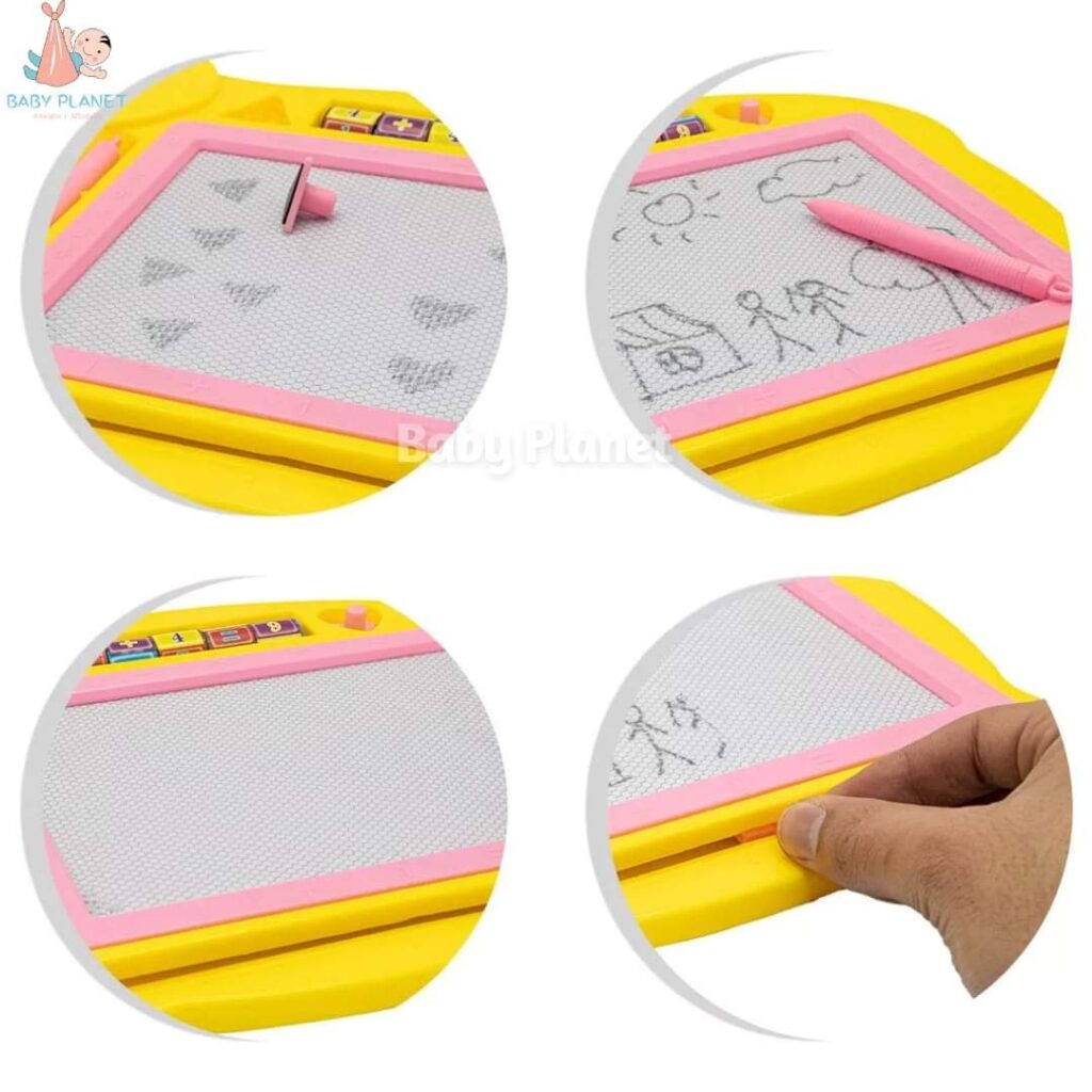 Elephant Design Magnetic Writing And Drawing Board for Kids - Baby Planet