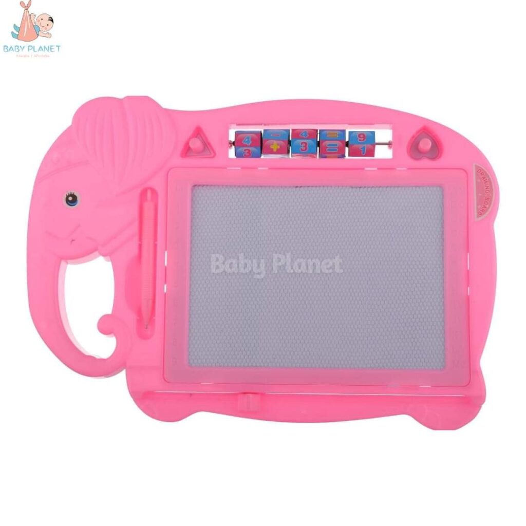Elephant Design Magnetic Writing And Drawing Board for Kids - Baby Planet