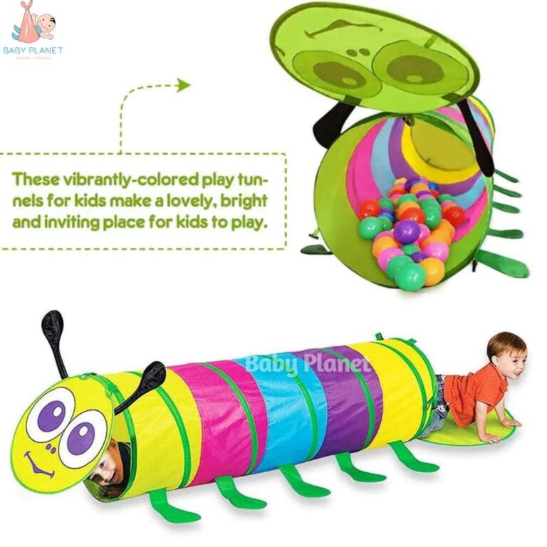 Kids Popup Caterpillar Tunnel Tube Tent Baby