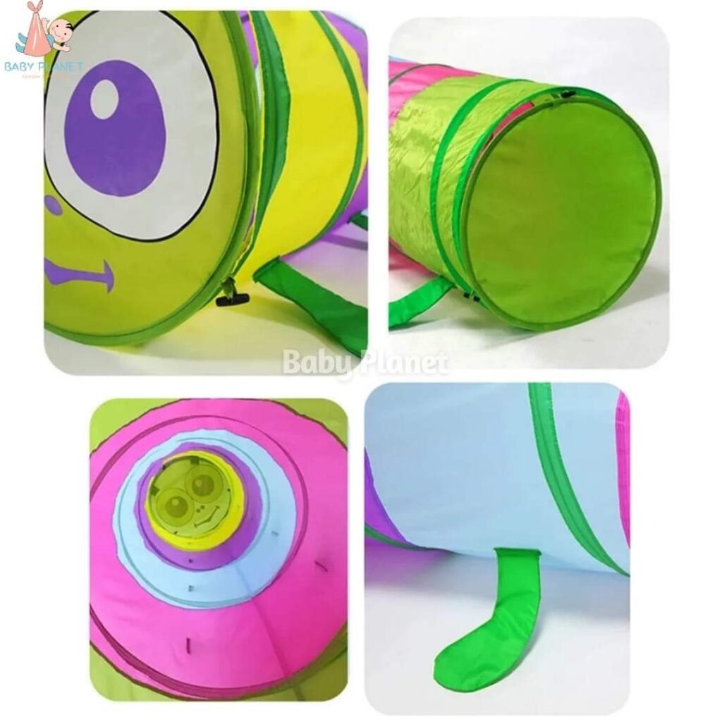 Kids Popup Caterpillar Tunnel Tube Tent Baby