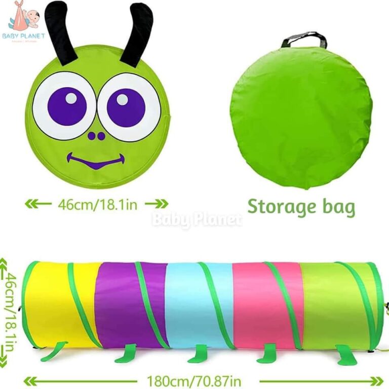 Kids Popup Caterpillar Tunnel Tube Tent Baby