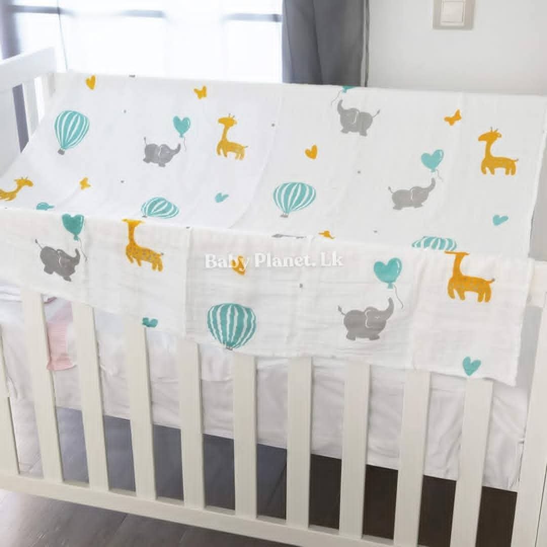 100% Organic Cotton Multi-Purpose Baby Muslin Swaddle Blanket