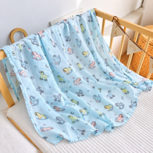 100% Organic Cotton Multi-Purpose Baby Muslin Swaddle Blanket
