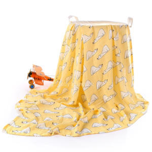 100% Organic Cotton Multi-Purpose Baby Muslin Swaddle Blanket