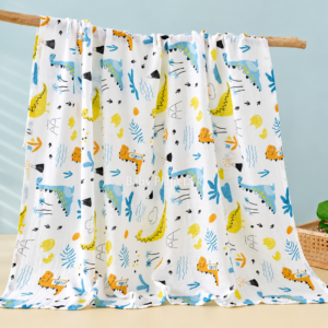 100% Organic Cotton Multi-Purpose Baby Muslin Swaddle Blanket