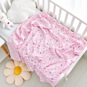 100% Organic Cotton Multi-Purpose Baby Muslin Swaddle Blanket