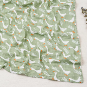 100% Organic Cotton Multi-Purpose Baby Muslin Swaddle Blanket