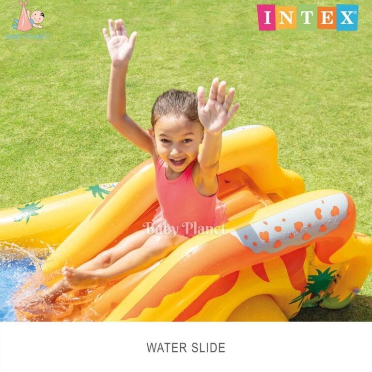 Intex Inflatable Dinosaur Play Center Pool with Slide and Splasher Baby