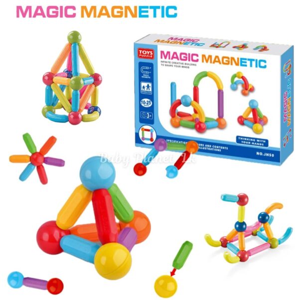 Magnetic Stick Building Blocks Set – 36 pcs