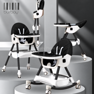 BURBAY Brand Multi-Functional Reclinable Baby Feeding Chair With Rocking Mode