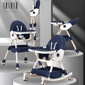 BURBAY Brand Multi-Functional Reclinable Baby Feeding Chair With Rocking Mode