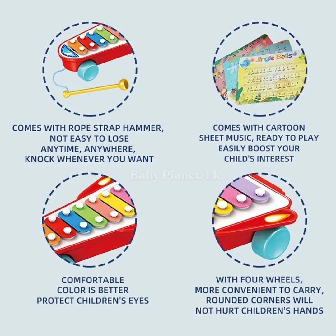 Huanger Happy Rocket Piano Xylophone