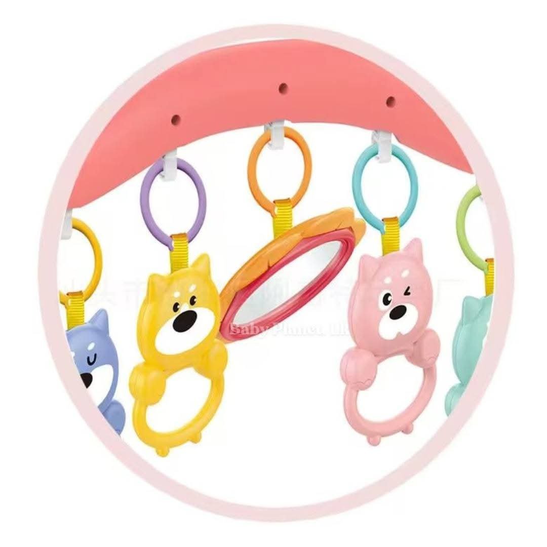 Huanger 2 in 1 Baby Piano Fitness Rack and Activity Walker