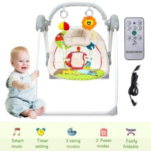 Portable Remote Control Electric Baby Swing Chair/ Rocker