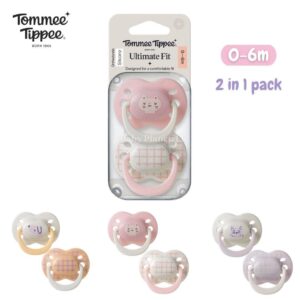 Tommee Tippee Ultimate Fit Baby Soother 2 in 1 Pack – Boy (0-6 Months) Copy