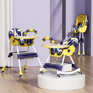 BURBAY Brand Multi-Functional Reclinable Baby Feeding Chair With Rocking Mode Copy