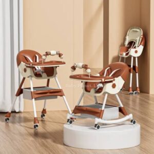 BURBAY Brand Multi-Functional Reclinable Baby Feeding Chair With Rocking Mode Copy