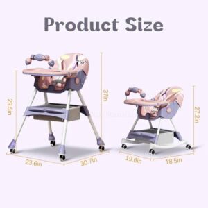 BURBAY Brand Multi-Functional Reclinable Baby Feeding Chair With Rocking Mode Copy