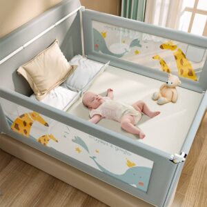Premium Baby Safety Bedrail Guard – Adjustable Height & Easy Fold