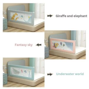 Premium Baby Safety Bedrail Guard – Adjustable Height & Easy Fold