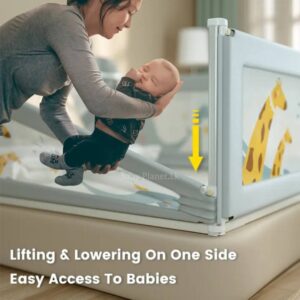 Premium Baby Safety Bedrail Guard – Adjustable Height & Easy Fold