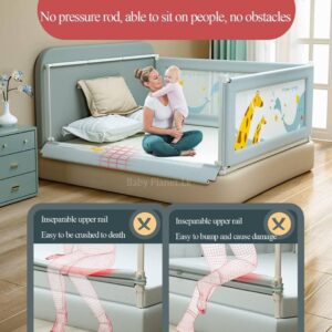 Premium Baby Safety Bedrail Guard – Adjustable Height & Easy Fold