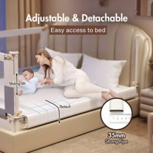 Premium Baby Safety Bedrail Guard – Adjustable Height & Easy Fold Copy