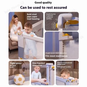 Premium Baby Safety Bedrail Guard – Adjustable Height & Easy Fold Copy