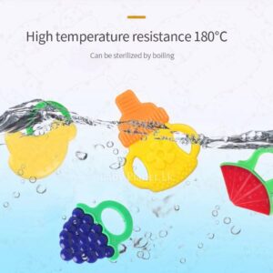Silicone Baby Teether/ Gum Soother – Fruit Design
