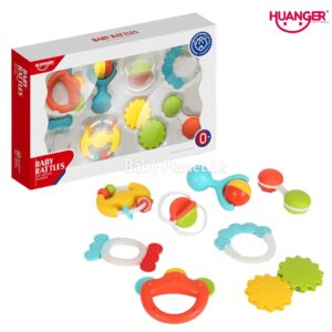 Premium Handbell Baby Rattle and Teether 7 Pcs Set Copy