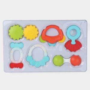 Premium Handbell Baby Rattle and Teether 7 Pcs Set Copy