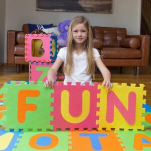 Colourful EVA Foam Puzzle Play Mats 10 in 1 Pack Copy