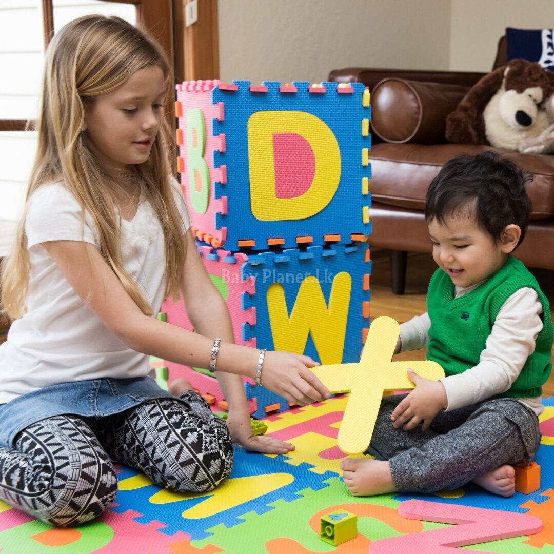 Colourful EVA Foam Puzzle Play Mats 10 in 1 Pack Copy