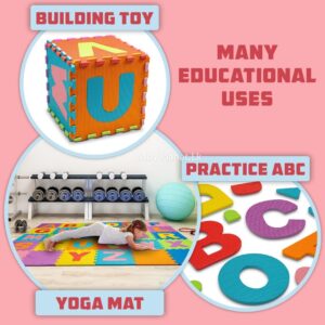 Colourful EVA Foam Puzzle Play Mats 10 in 1 Pack Copy
