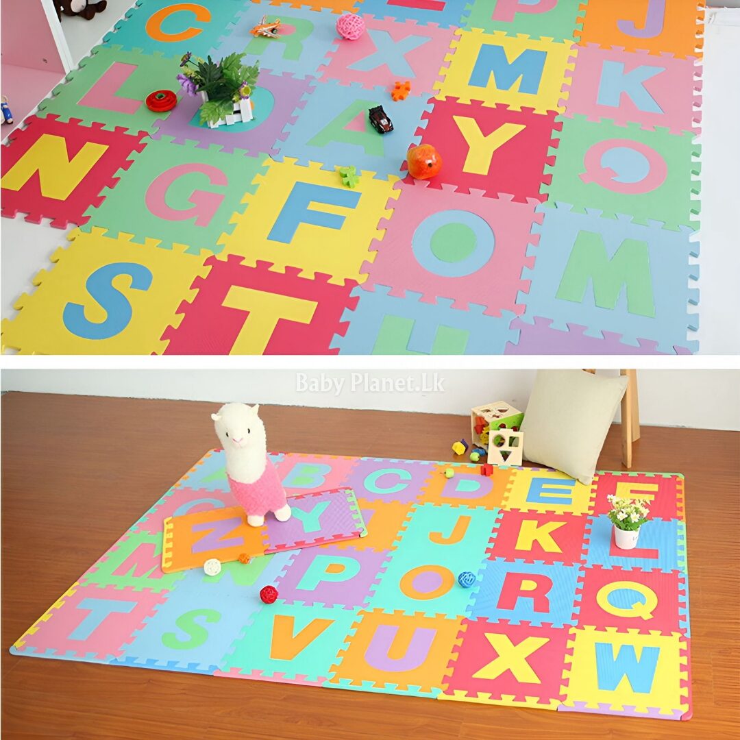 Colourful EVA Foam Puzzle Play Mats 10 in 1 Pack Copy