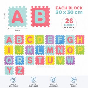 Colourful EVA Foam Puzzle Play Mats 10 in 1 Pack Copy